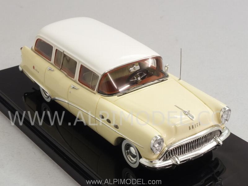 Buick Century Estate Wagon 1954 (Tan/White) - true-scale-miniatures