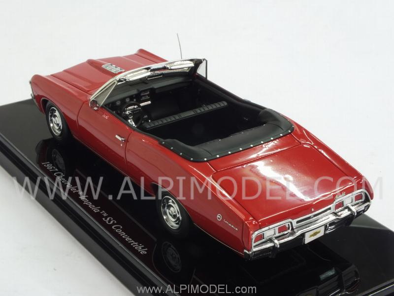 Chevrolet Impala SS Convertible 1967 (Bolero Red) - true-scale-miniatures