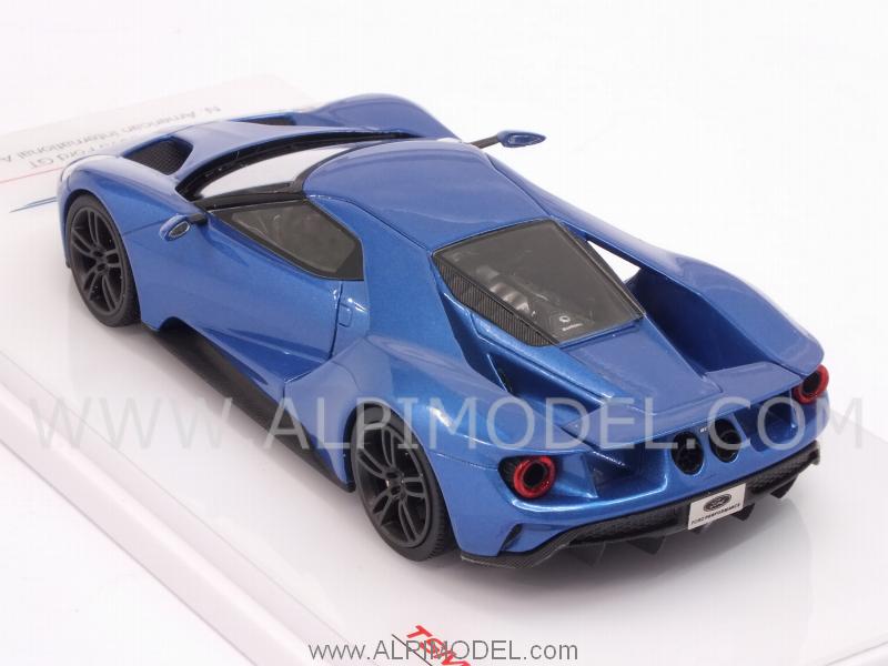 Ford GT North American Auto Show Detroit 2015 (Blue Metallic) - true-scale-miniatures