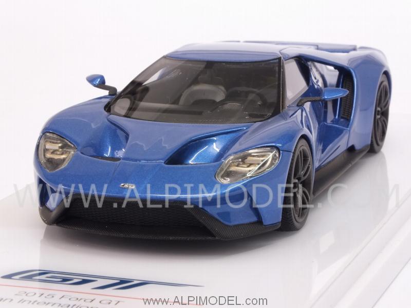 Ford GT North American Auto Show Detroit 2015 (Blue Metallic) by true-scale-miniatures
