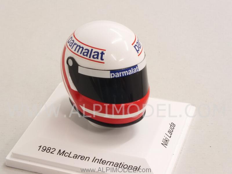 Helmet Niki Lauda 1982 McLaren Parmalat  (1/8 scale - 3cm) - true-scale-miniatures