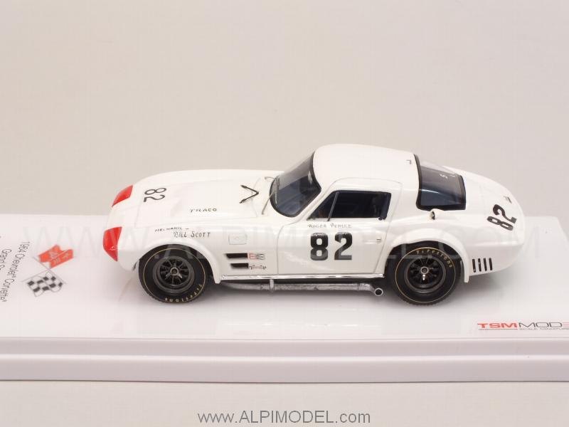 Chevrolet Corvette Grand Sport Penske Racing #82 Winner Nassau Speed Week 1964 Roger Penske - true-scale-miniatures