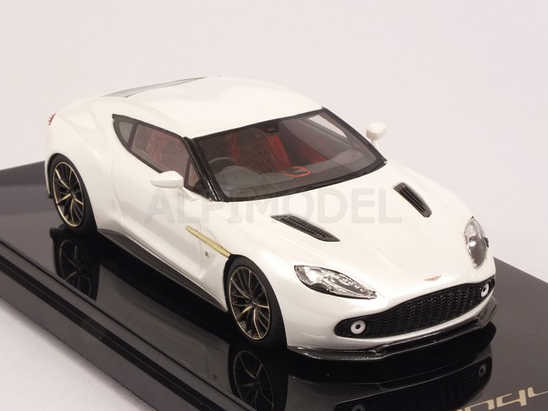 Aston Martin Vanquish Zagato (Escaping White) - true-scale-miniatures