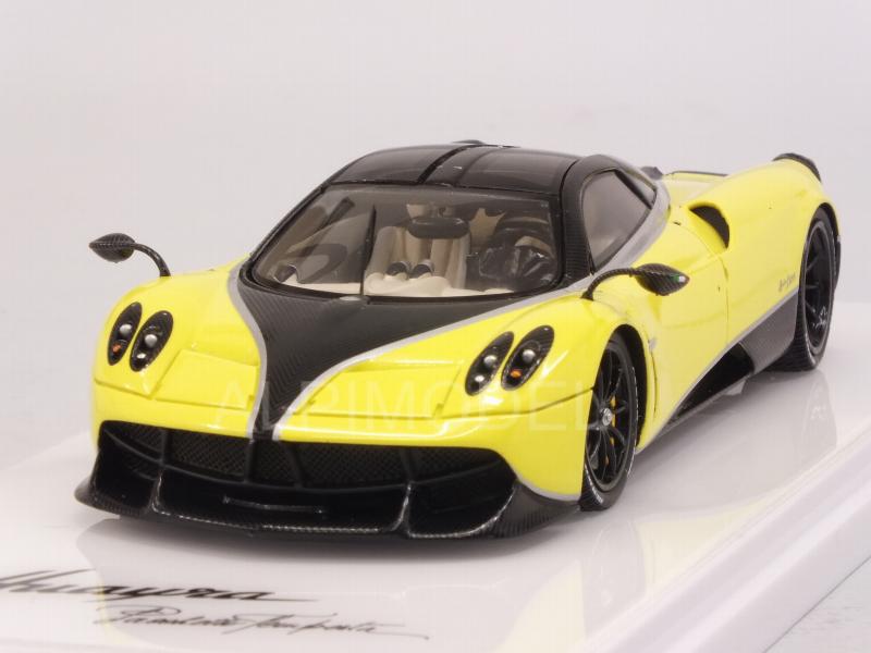 Pagani Huayra Pacchetto Tempesta 2016 (Yellow Ginevra) by true-scale-miniatures