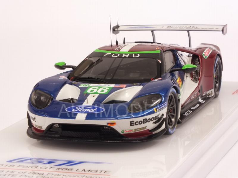 Ford GT LMGTE Team Ganassi #66 Class Winner Spa Francorchamps 2018 by true-scale-miniatures