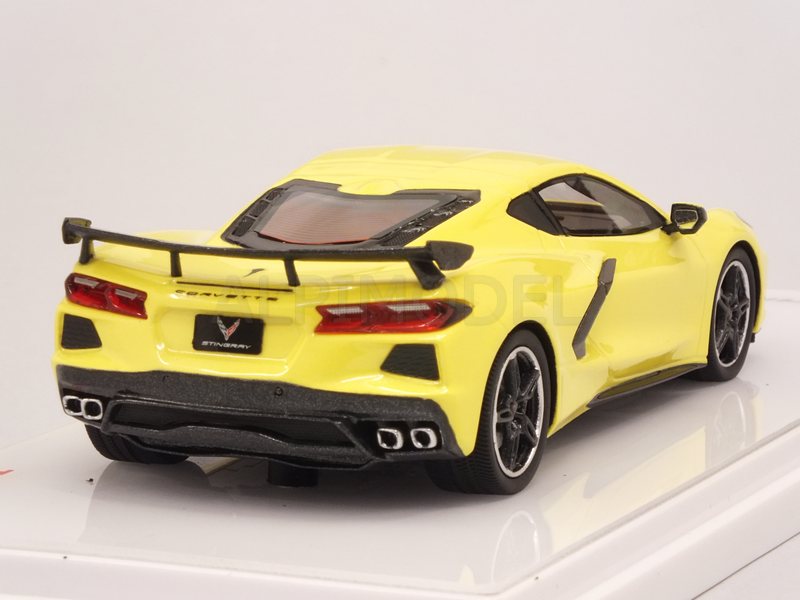 Chevrolet Corvette Stingray 2020 (Accelerate Yellow Metallic) - true-scale-miniatures
