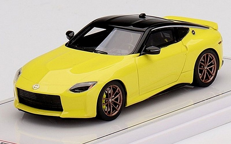 Nissan Z Proto Spec Ikazuchi LHD 2023 (Yellow) by true-scale-miniatures