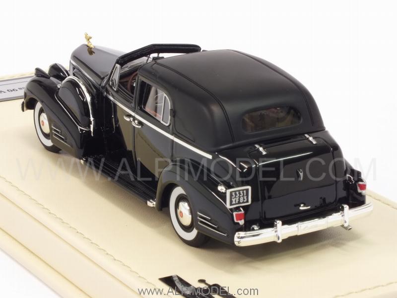 TRUE-SCALE-MINIATURES TSMCE154302 Cadillac Series 90 V16 Town Car 1938  (Black) 1/43