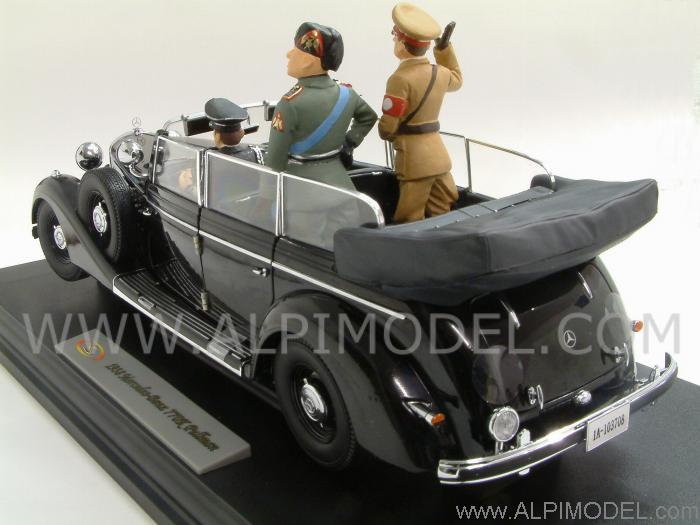 4 Figures set for 1/18 scale Mercedes770K 1938 (Mercedes car NOT included/auto Mercedes NON inclusa) - varie