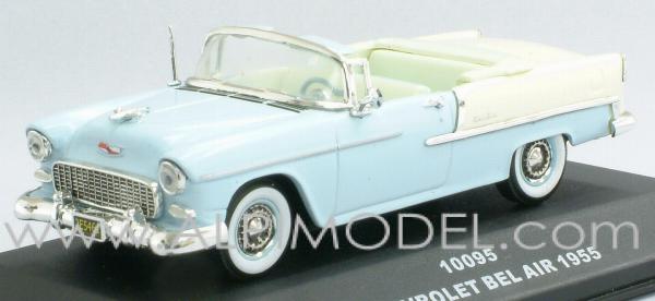 Chevrolet Bel Air 1955 open convertible (light blue/white) by vitesse
