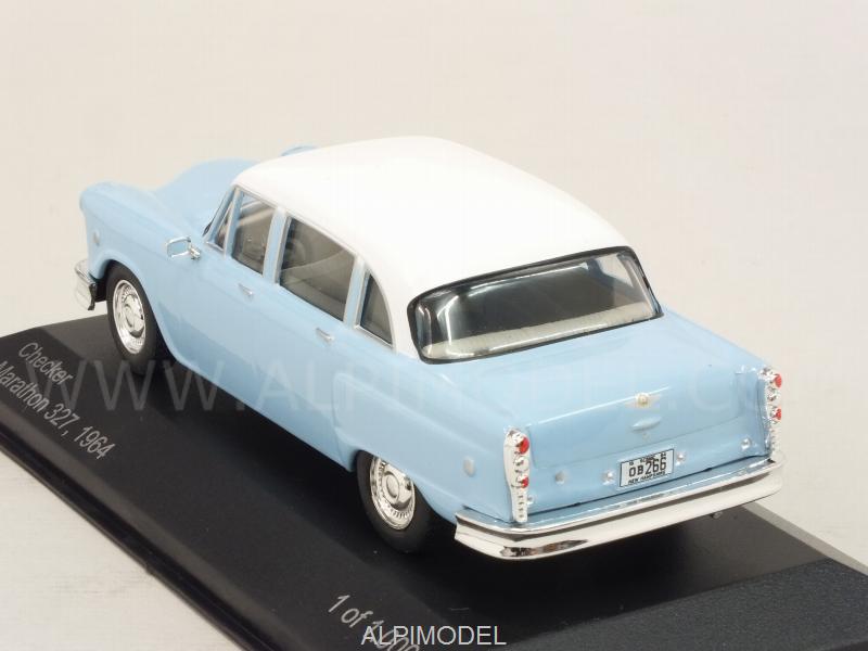 Checker Marathon 327 1964 (Ligh Blue/White) - whitebox