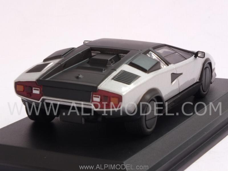 Lamborghini Countach Evoluzione 1987 (Silver/Black) - whitebox