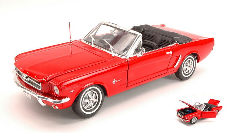 Ford Mustang Cabrio 1964 (Red) by welly