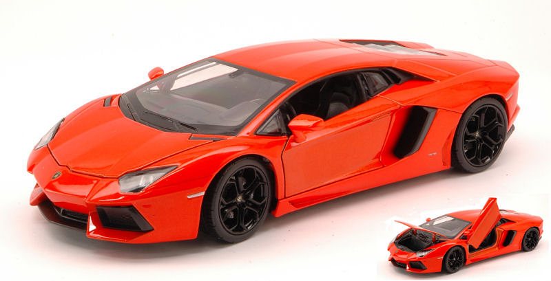 Lamborghini Aventador LP700-4 2011 (Arancio Argos) by welly