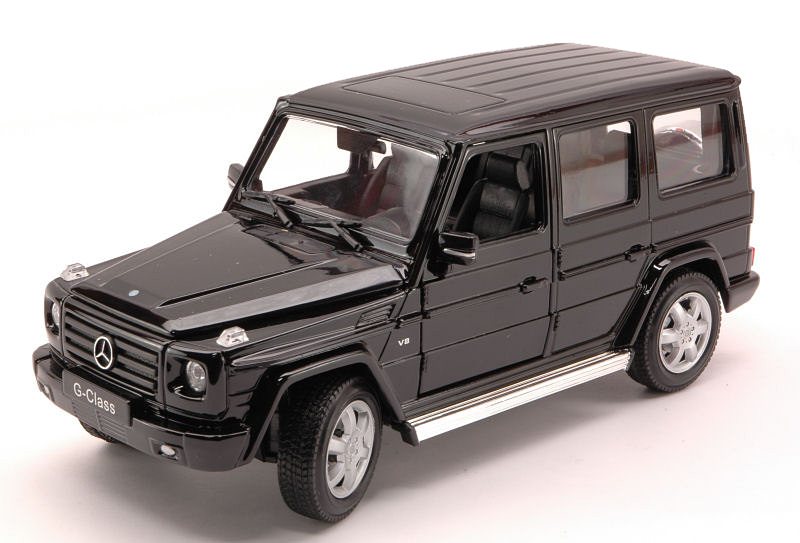 Mercedes G-class V8 2005 Black 1:24 by welly