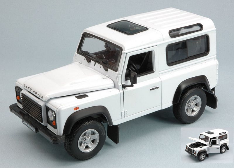 Land Rover Defender 90 1984 (White) by welly