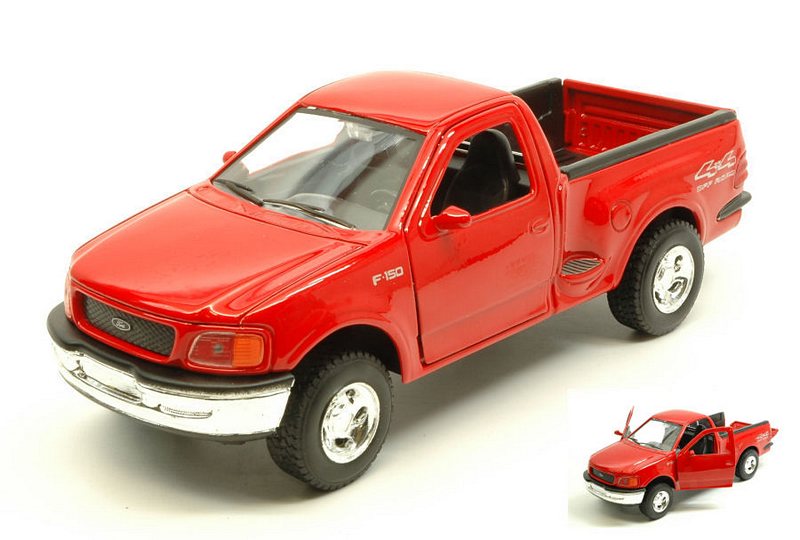 Ford F-150 Regular Cab Flareside Pick Up 1998 Red 1:24 by welly
