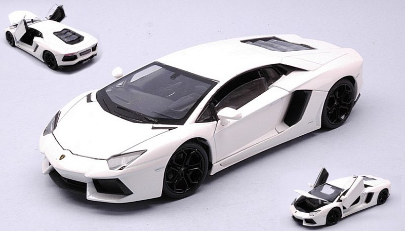 Lamborghini Aventador LP700-4 (White) by welly