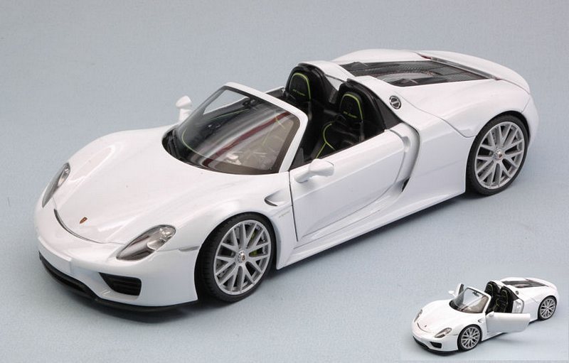 Porsche 918 Spyder Open 2013 (White) by welly