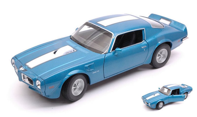 Pontiac Firebird TransAm 1972 (Blue) by welly