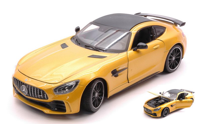 Mercedes AMG GT-R (Metallic Yellow) by welly