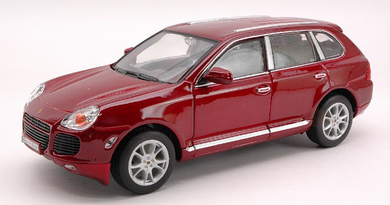 Porsche Cayenne Turbo 2002 (Red) by welly