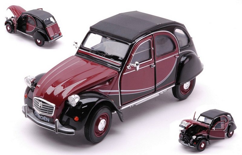 Citroen 2CV Charleston 1980 (Amarant/Black) by welly
