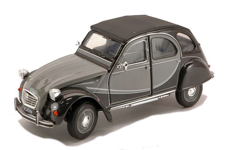 Citroen 2CV Charleston 1980 (Grey/Black) by welly