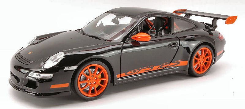 Porsche 911 GT3 RS 2007 (Black) by welly