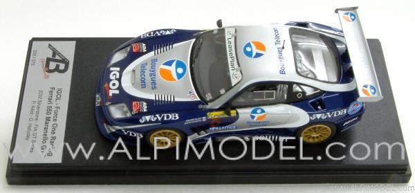 Ferrari 550 Maranello IGOL FIA GT Silverstone 2002 Alliot - Hallyday by ab-models-by-looksmart
