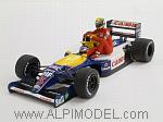 Williams Renault FW14  'Taxi for Ayrton Senna' - Nigel Mansell  British GP 14th July 1991