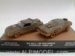 Mad Max 2 The Road Warrior set  Interceptor +  Enemy Car (with muddy finish)