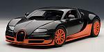 Bugatti Veyron Super Sport 2010 Orange/black 1:18