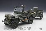 Jeep Willys with trailer and accessories