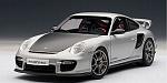 Porsche 911 Gt2 Rs 2010 Silver 1:18