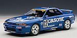 Nissan Skyline GT-R (R32) Group A #12 Team Calsonic 1990 Hoshino (with driver)
