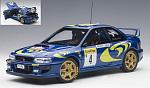 Subaru Impreza Wrc N.4 Winner Monte Carlo 1997 P.liatti-f.pons 1:18