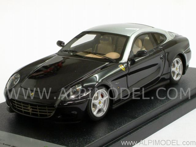bbr Ferrari 612 Scaglietti 2005 (Black/Silver Roof) (1/43 scale model)