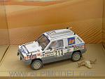 Fiat Panda 4x4  #213 Rally Paris-Dakar 1984 Giraudo - Contegiacomo (mini-diorama with figures)