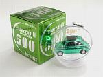 Fiat 500 'INTOCCABILE John Green' Brums 2007 Christmas tree ball (Chrome Green)