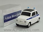 Fiat 500 Brums POLIZIA MUNICIPALE (Bianco/Blu) Special Edition
