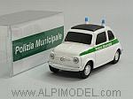Fiat 500 Brums POLIZIA MUNICIPALE (Bianco/Verde) Special Edition