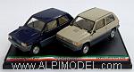 Fiat Panda 30 1980 (Blu Smalto) + Fiat Panda 45 (Beige Kenya)
