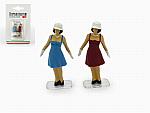 Spettatori/Spectators figurines (2x women/donne) by BRUMM
