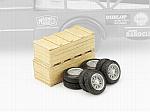 Set ruote / wheels + toolbox by BRUMM