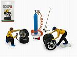 Tires Change Set Kit / Kit Set Cambio Gomme (Mechanics figurines/Air Tank/Tire set)