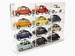 Display case for 12x Fiat 500 1/43 models (models not included/modelli non inclusi)