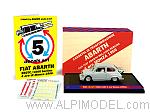 Fiat Abarth 1000 Berlina Monza 1966 - KIT (model + decals + driver  figure)