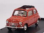 Fiat 600D Trasformabile open 1960 (red)