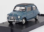 Fiat 600D Trasformabile closed 1960 (blue) by BRUMM